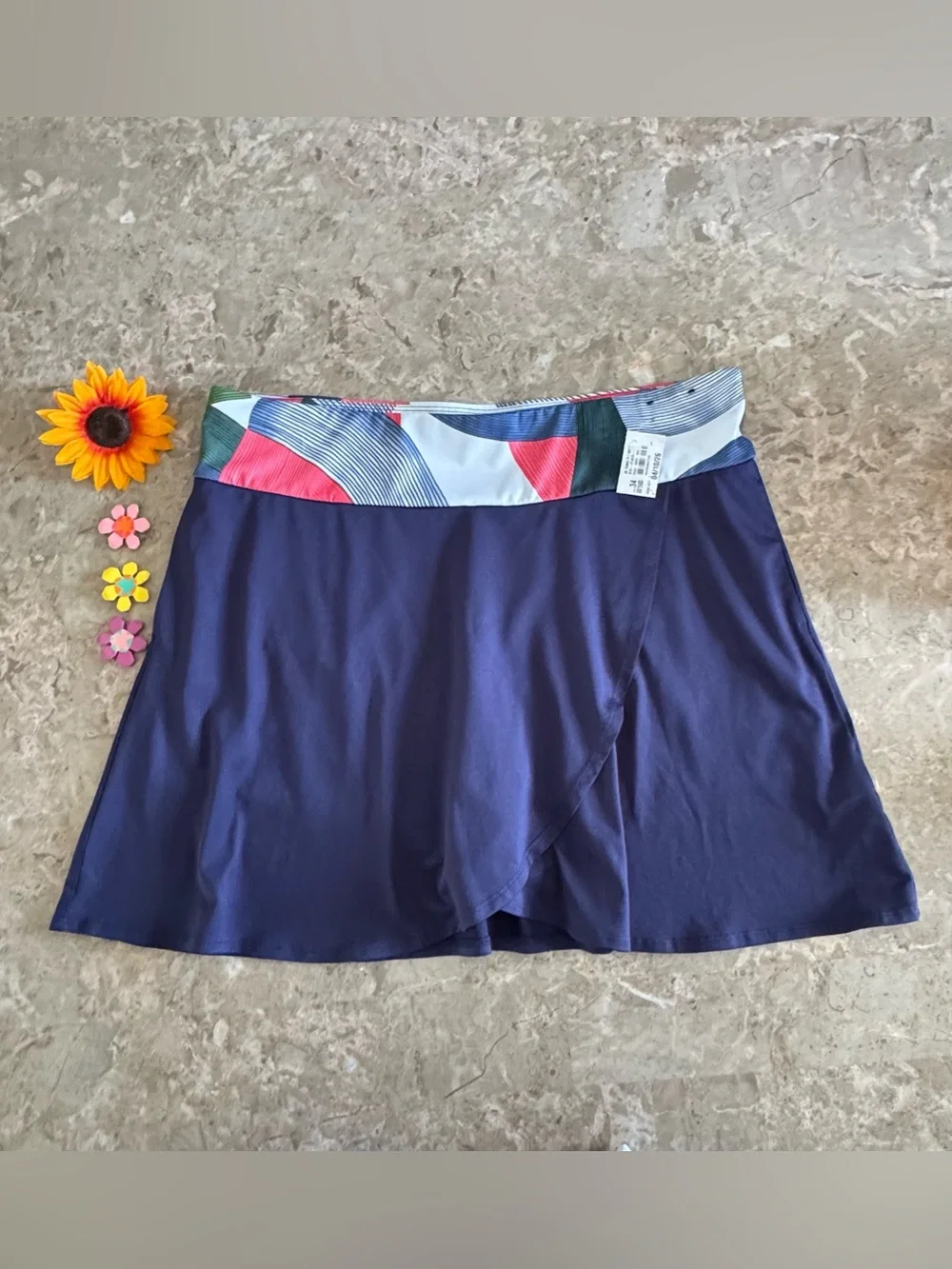 💙❤️CALLAWAY NWT Red Pink Geometric Tennis Golf Skater Skort Athletic Skirt XL